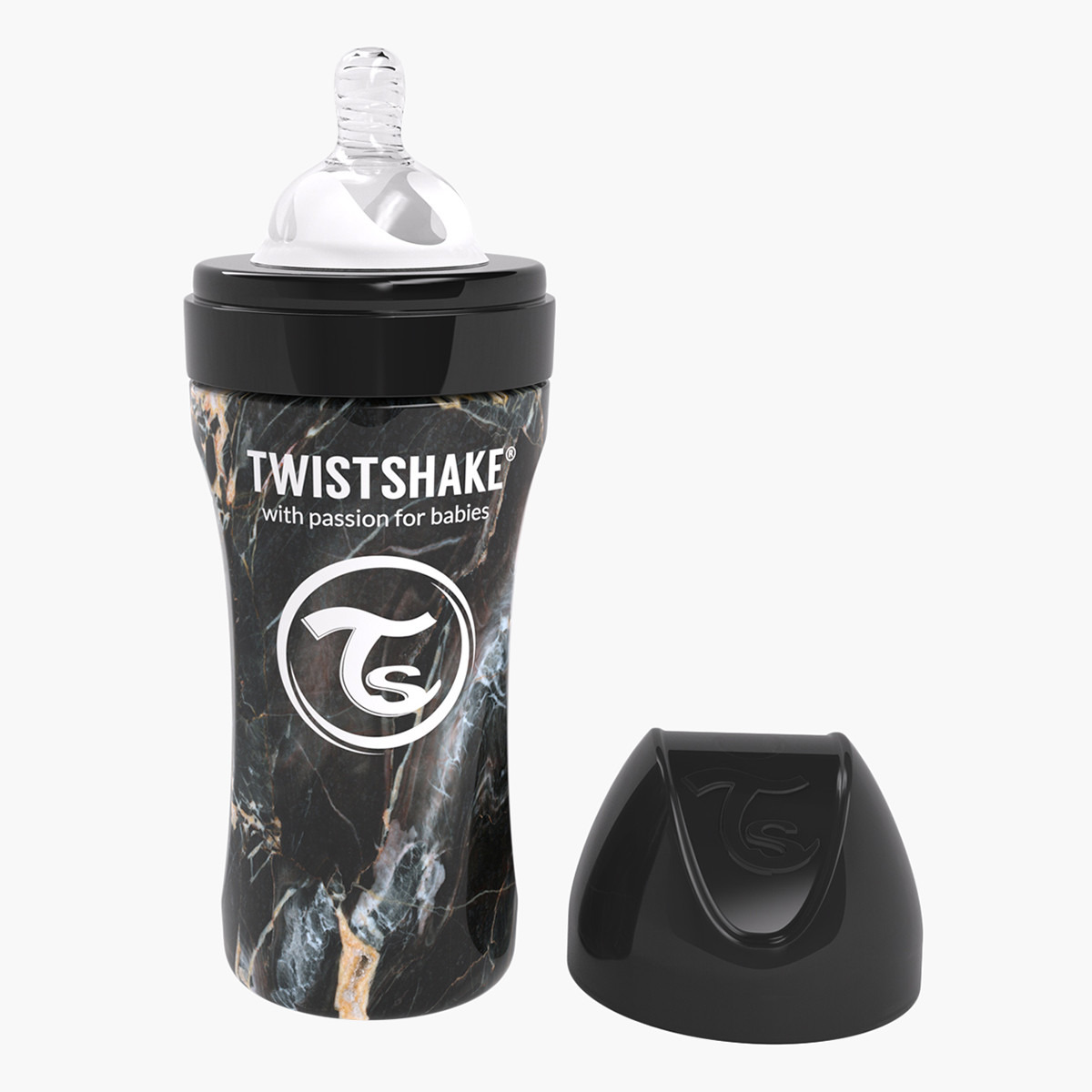 Twistshake Anti-Colic Stainless Steel Feeding Bottle - 330 ml-baby-feeding-feedingbottles-bottlesandteats-image-2