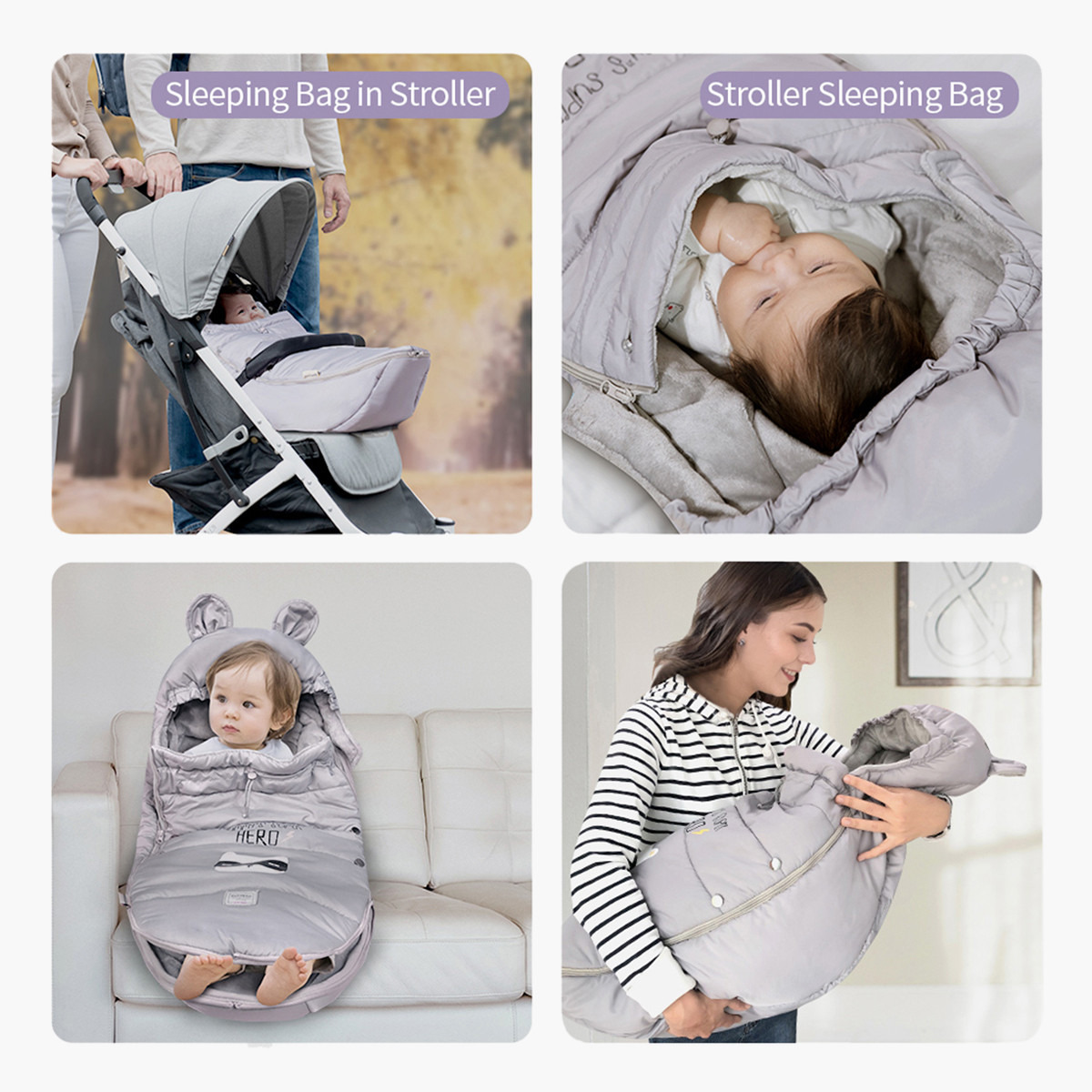 شنطة نوم للأطفال والرضع من صن فينو-baby-nursery-blanketsandswaddles-swaddlesandsleepingbags-image-2