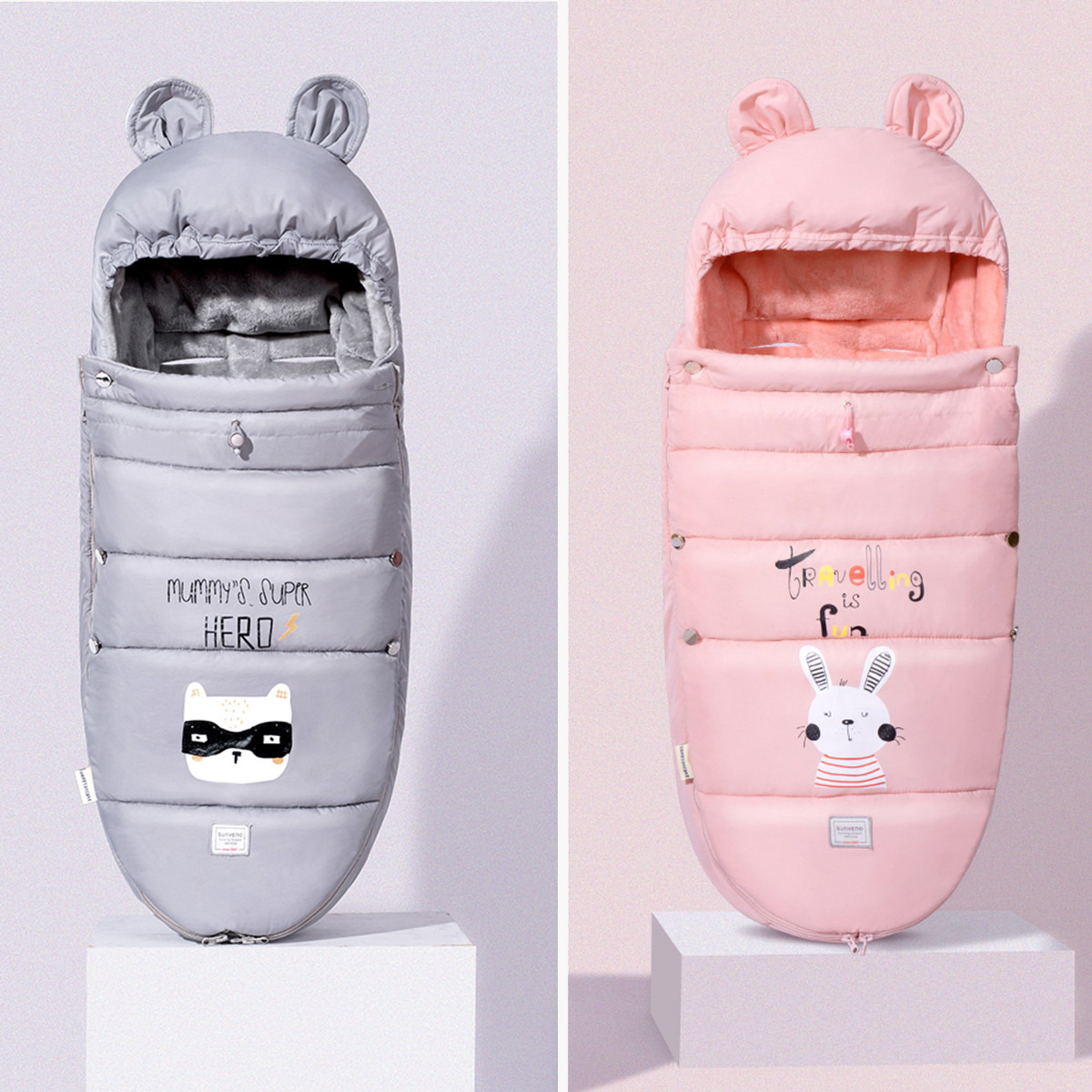 شنطة نوم للأطفال والرضع من صن فينو-baby-nursery-blanketsandswaddles-swaddlesandsleepingbags-image-6