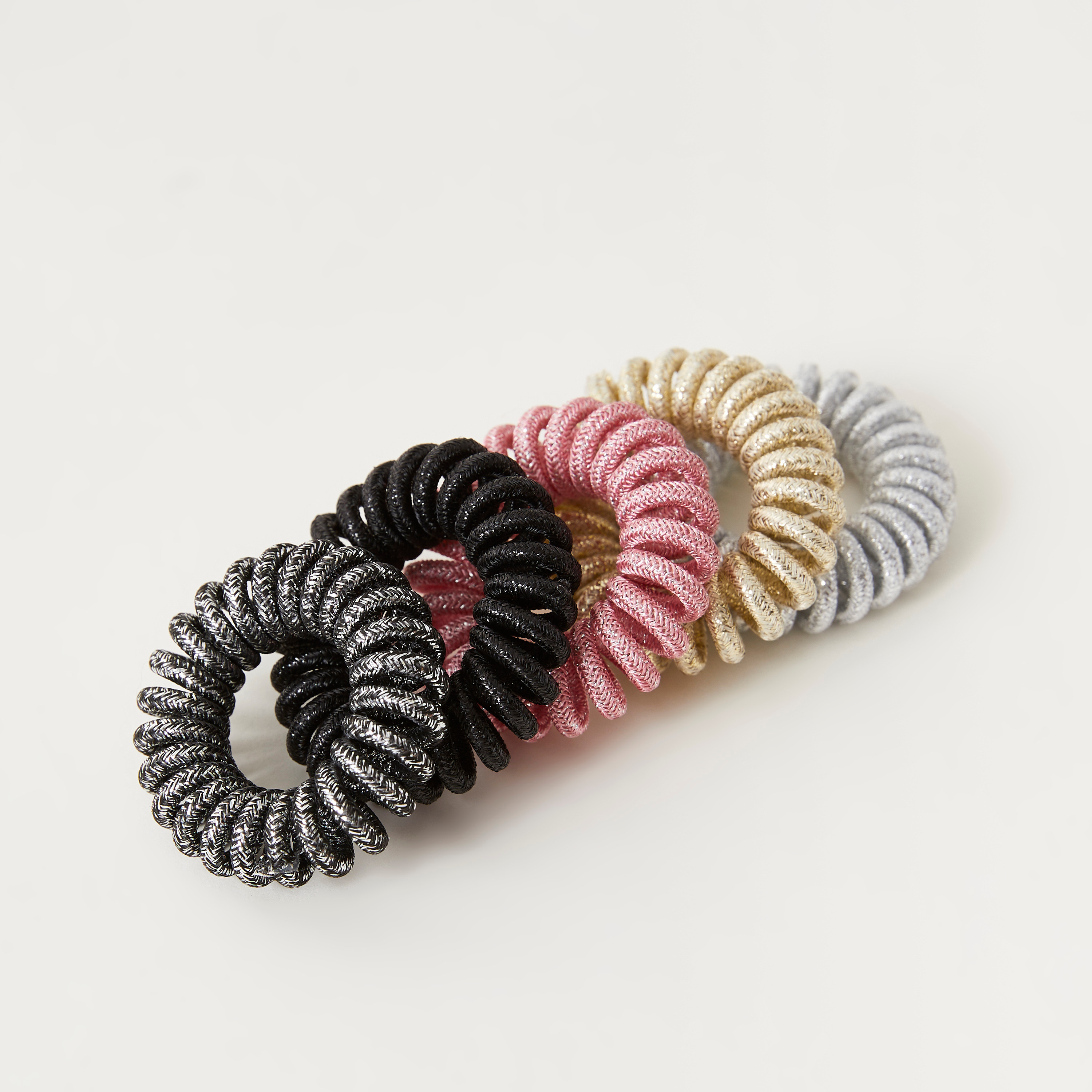 Pony Tails - Set Of 5 Telephone Wire-women-hairaccessories-others-image-2