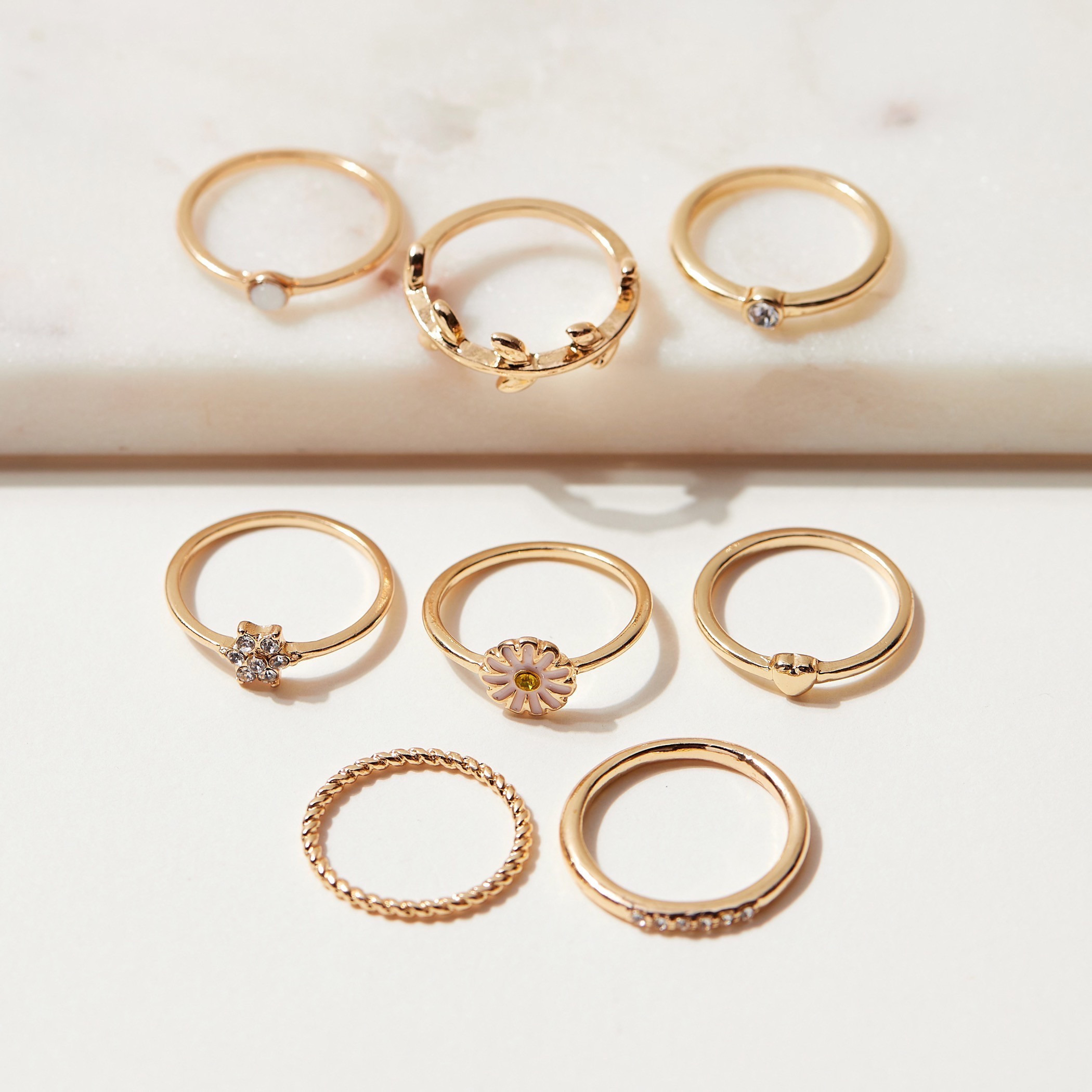 First Crush Assorted Finger Ring - Set of 8-women-watchesandjewellery-jewellery-rings-image-2