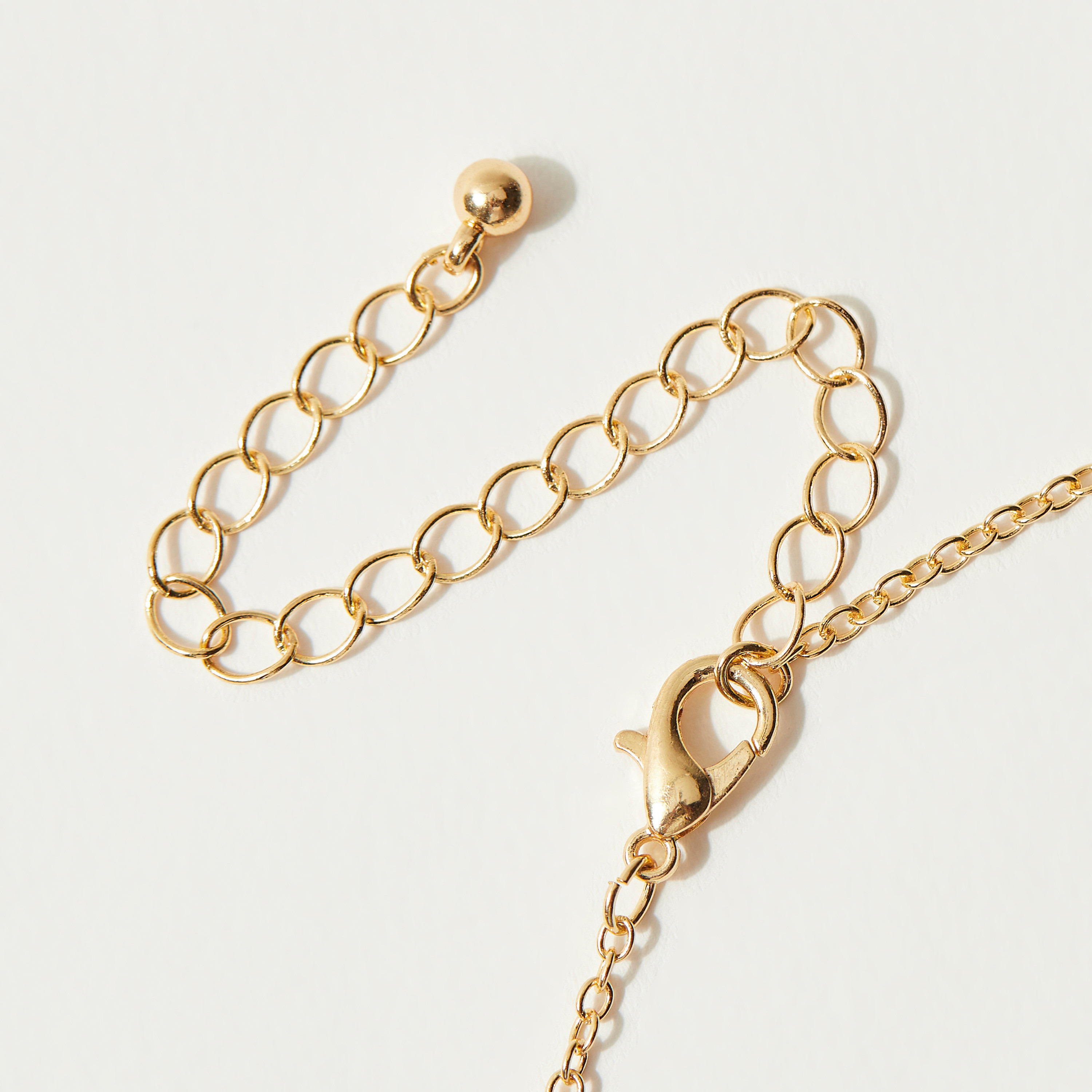 عقد بدلّاية على شكل حدوة حصان مزين بالكريستال-women-watchesandjewellery-jewellery-necklacesandpendants-image-4