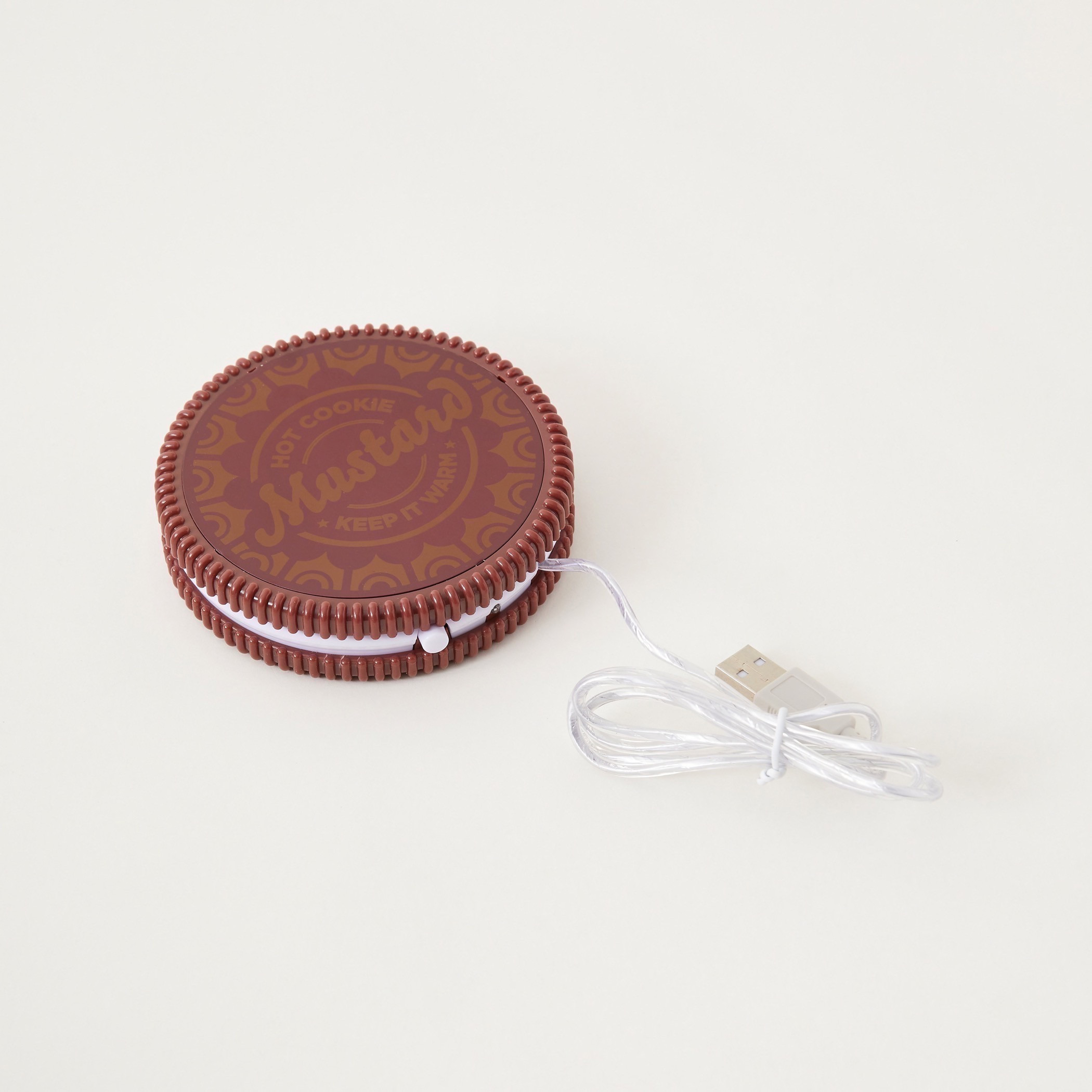 مسخن أكواب مستدير بتصميم كعكة وبكابل يو أس بي-electronics-accessories-image-1