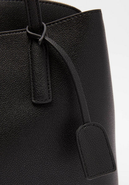 Celeste Textured Tote Bag with Twin Handles-Women%27s Handbags-image-3