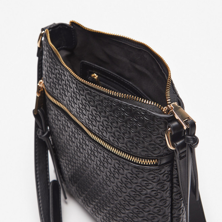 Celeste Solid Crossbody Bag with Adjustable Strap