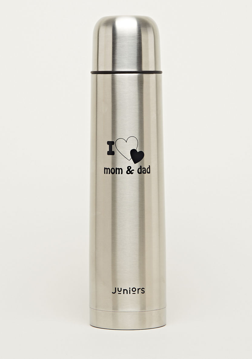 Juniors Printed Steel Thermos Flask - 1 L-Accessories-image-0