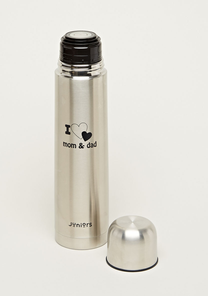 Juniors Printed Steel Thermos Flask - 1 L-Accessories-image-2