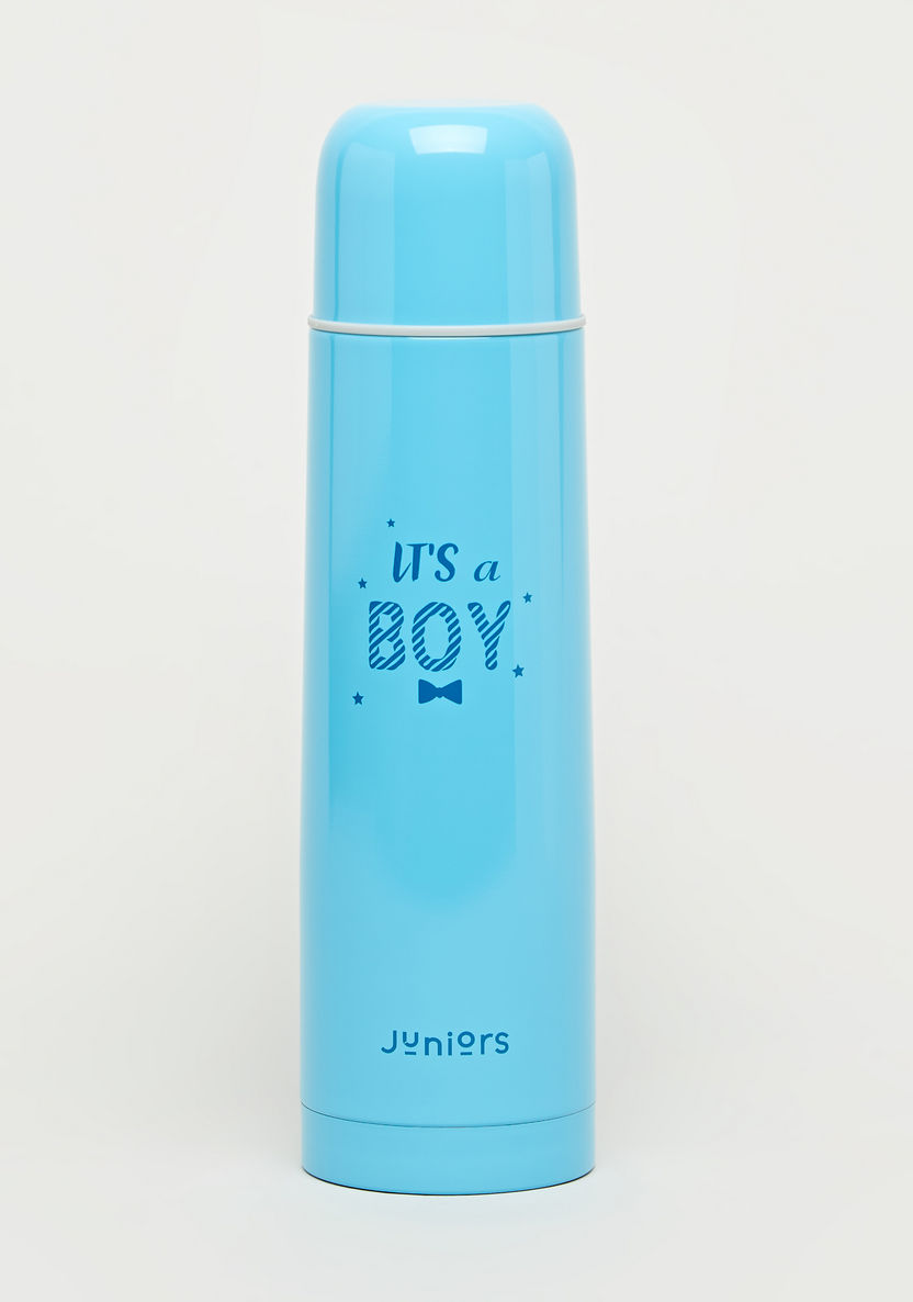 Juniors Text Print Thermos Flask with Cap - 750 ml-Accessories-image-0