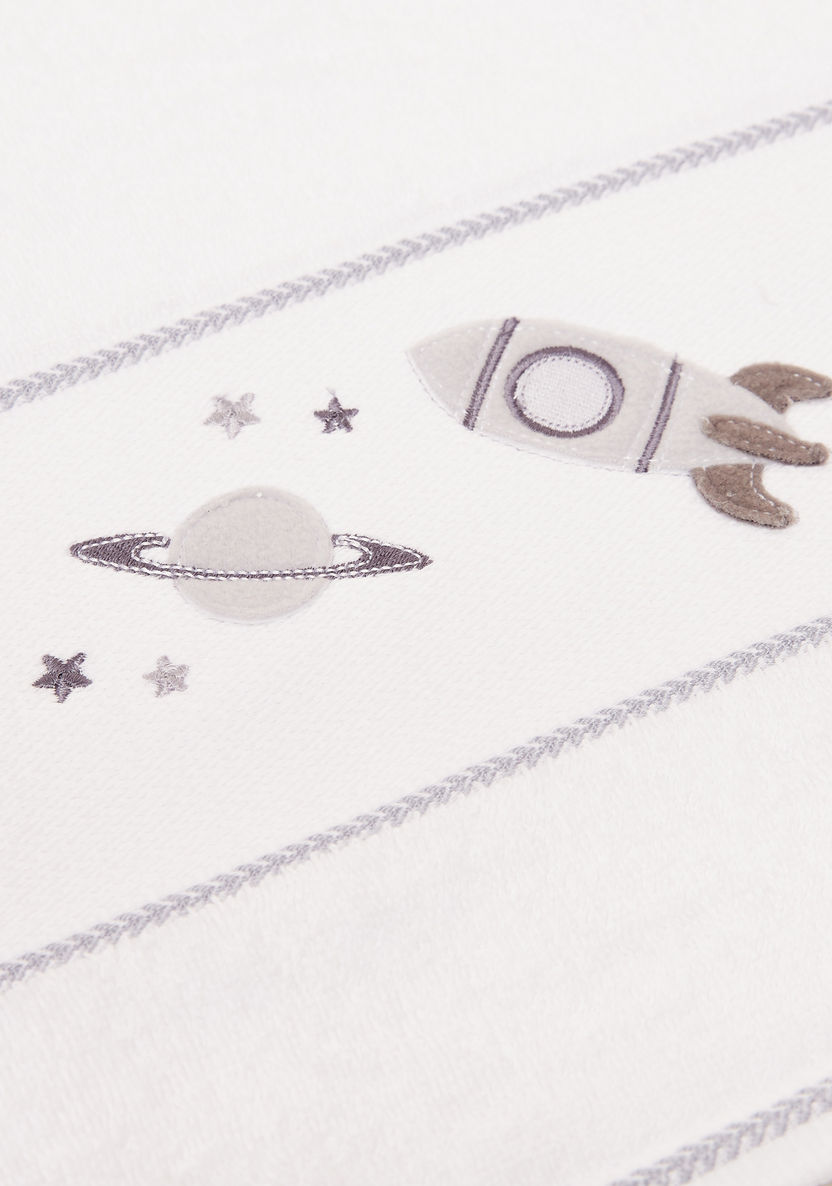 Juniors Space-Themed Embroidered Towel - 60x120 cms-Towels and Flannels-image-1