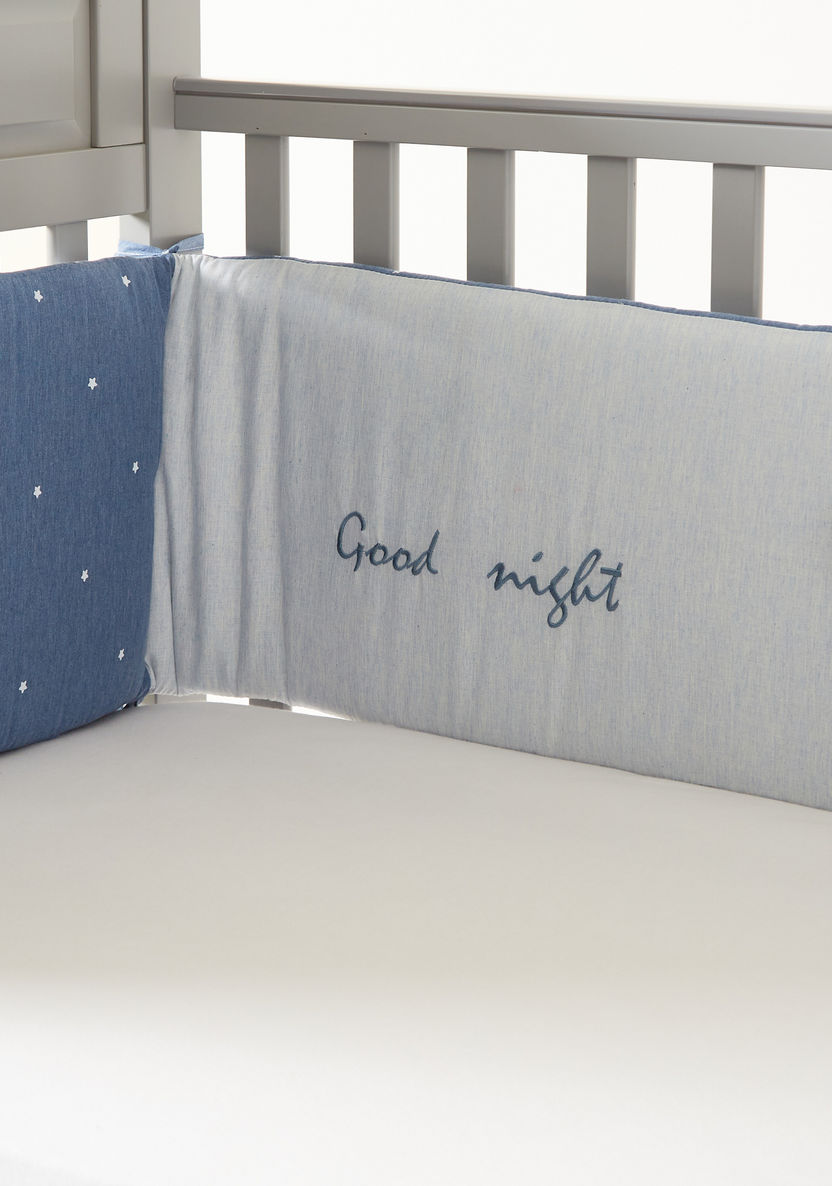 Giggles Night Themed Cot Bumper-Baby Bedding-image-1