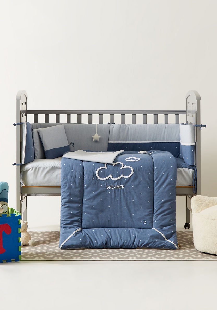 Giggles Night Themed Cot Bumper-Baby Bedding-image-4