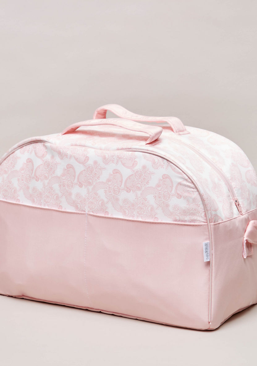 Giggles Printed Swan Princess Diaper Bag-Diaper Bags-image-4