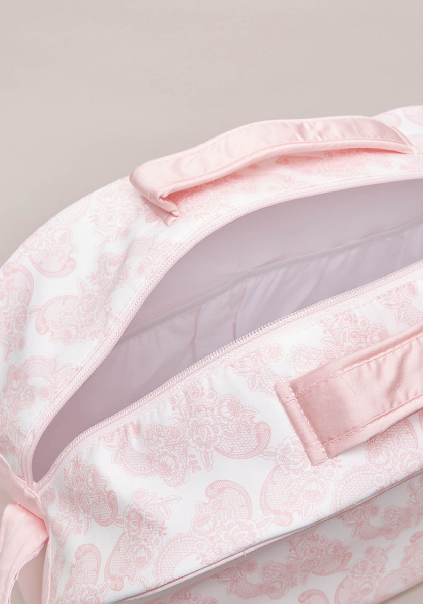 Giggles Printed Swan Princess Diaper Bag-Diaper Bags-image-6