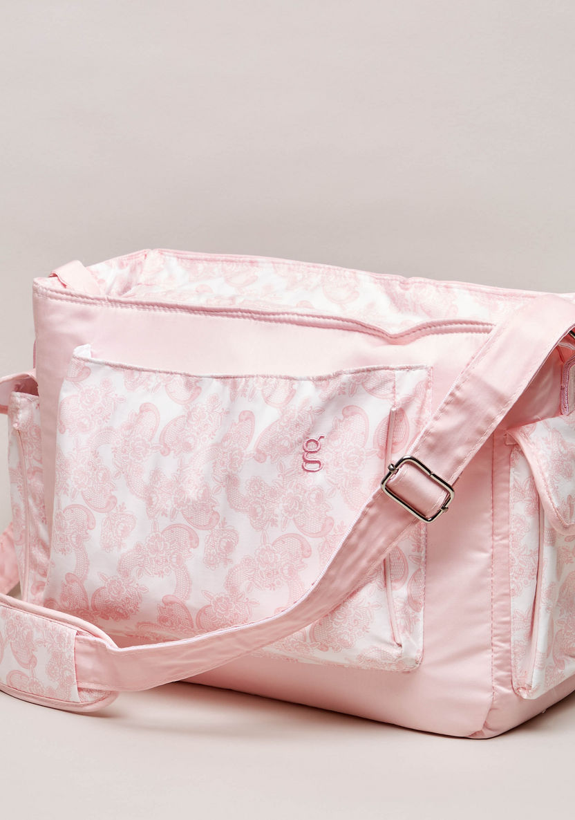 Giggles Swan Princess Lux Diaper Bag-Diaper Bags-image-1
