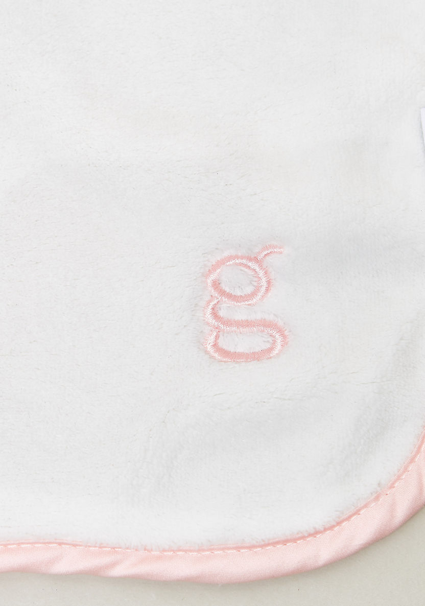 Giggles Embroidered Fleece Blanket - 76x110 cms-Blankets and Throws-image-1