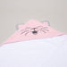 Juniors Cat Embroidered Hooded Towel - 80x80 cms-Towels and Flannels-thumbnail-1