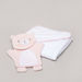Juniors Striped Hood Towel and Bear Mitten Muppet - 75x75 cms-Towels and Flannels-thumbnail-0