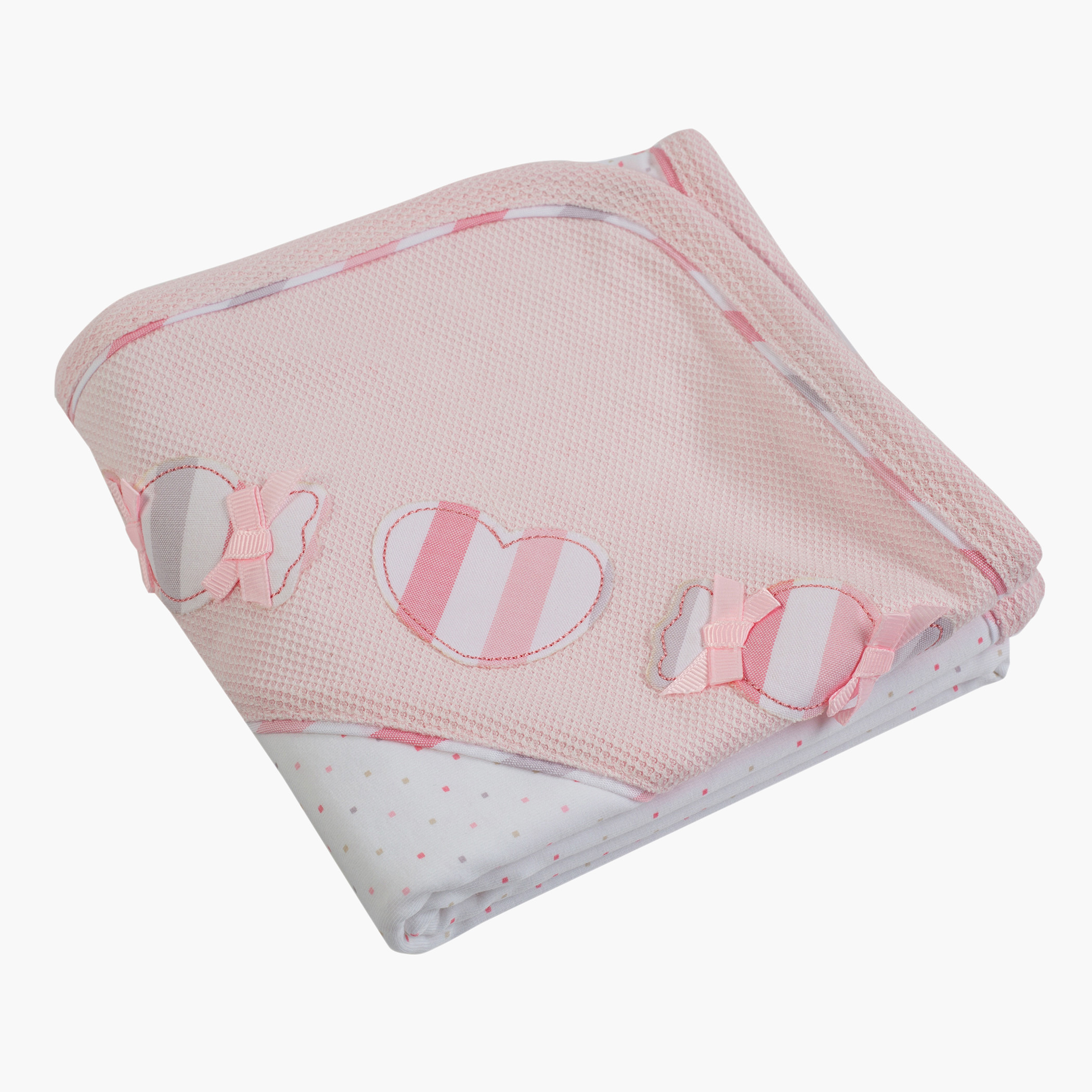 Giggles Printed Receiving Blanket - 70x70 cms-baby-nursery-blanketsandswaddles-receivingblankets-image-2