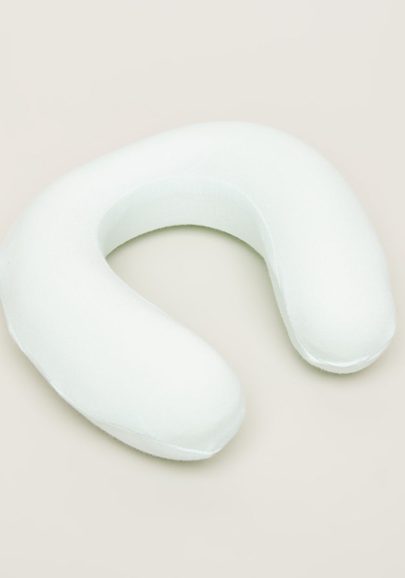 Giggles Solid Neck Pillow with Zip Closure-Baby Bedding-image-0