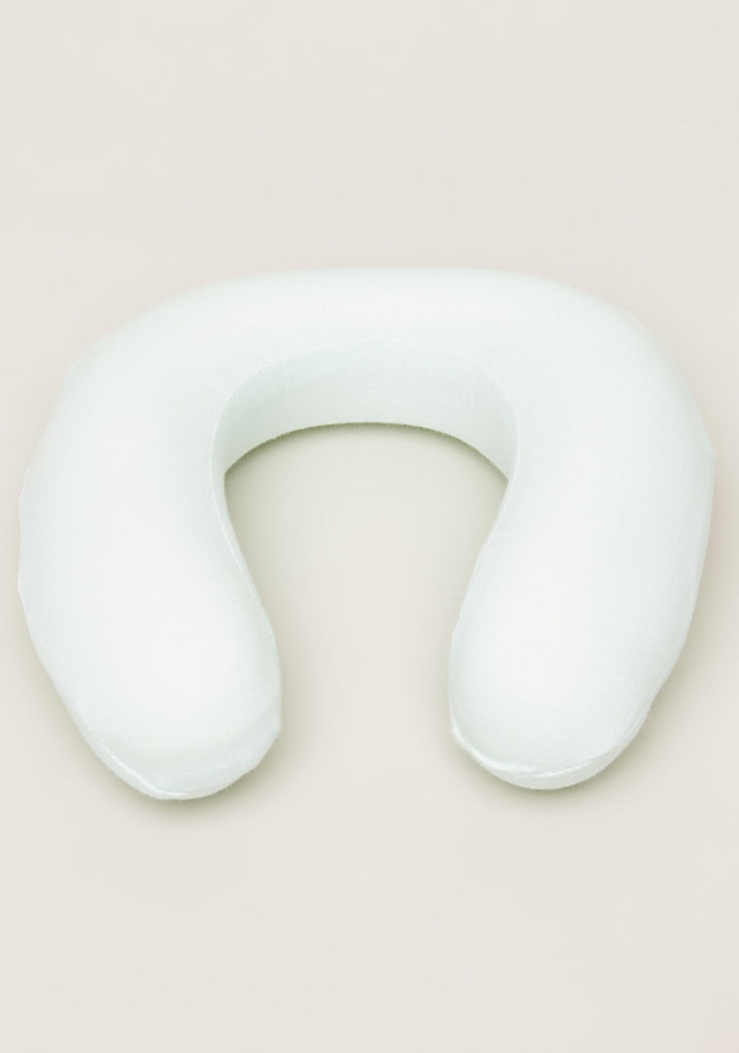 Giggles Solid Neck Pillow with Zip Closure-Baby Bedding-image-1