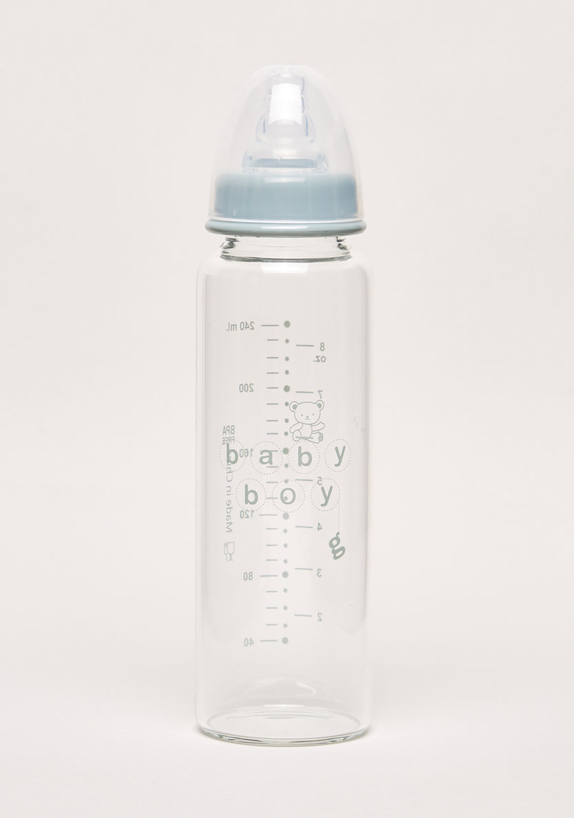 Giggles Printed Feeding Bottle - 240 ml-Bottles and Teats-image-0