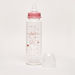 Giggles Printed Glass Feeding Bottle with Cover - 240 ml-Bottles and Teats-thumbnail-1