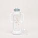 Giggles Printed Glass Feeding Bottle with Cover - 240 ml-Bottles and Teats-thumbnail-1