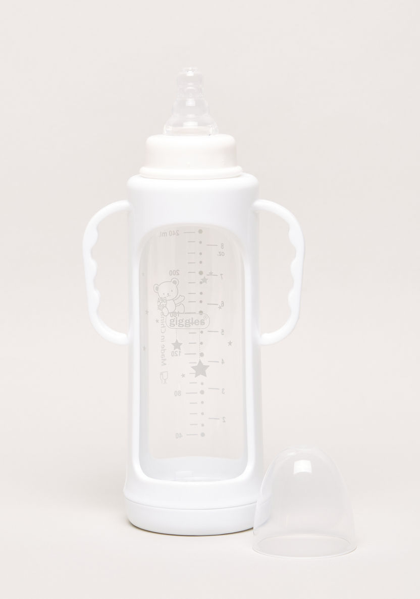 Giggles Feeding Bottle with Cover - 240 ml-Bottles and Teats-image-1