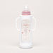 Giggles Printed Glass Feeding Bottle with Cover - 240 ml-Bottles and Teats-thumbnail-0