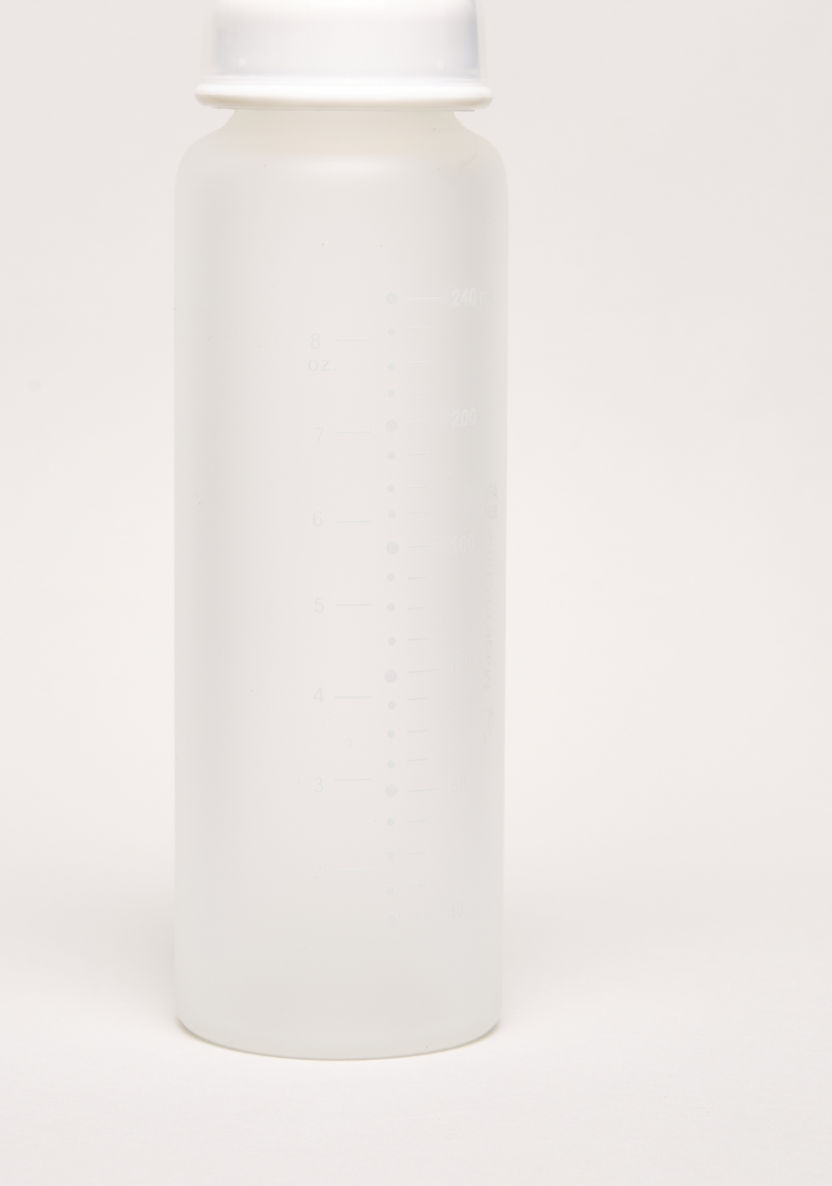 Giggles Printed Glass Feeding Bottle - 240 ml-Bottles and Teats-image-2