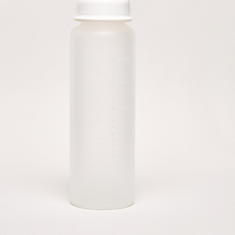Giggles Printed Glass Feeding Bottle - 240 ml