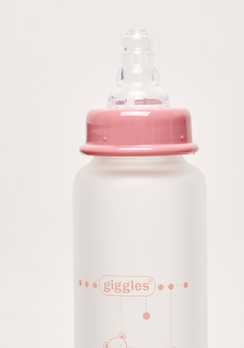 Giggles Printed Feeding Bottle - 240 ml-Bottle Covers-image-3