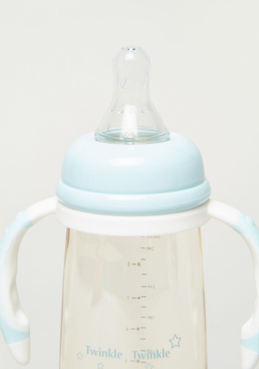 Giggles Feeding Bottle with Handles - 250 ml-Bottles and Teats-image-3
