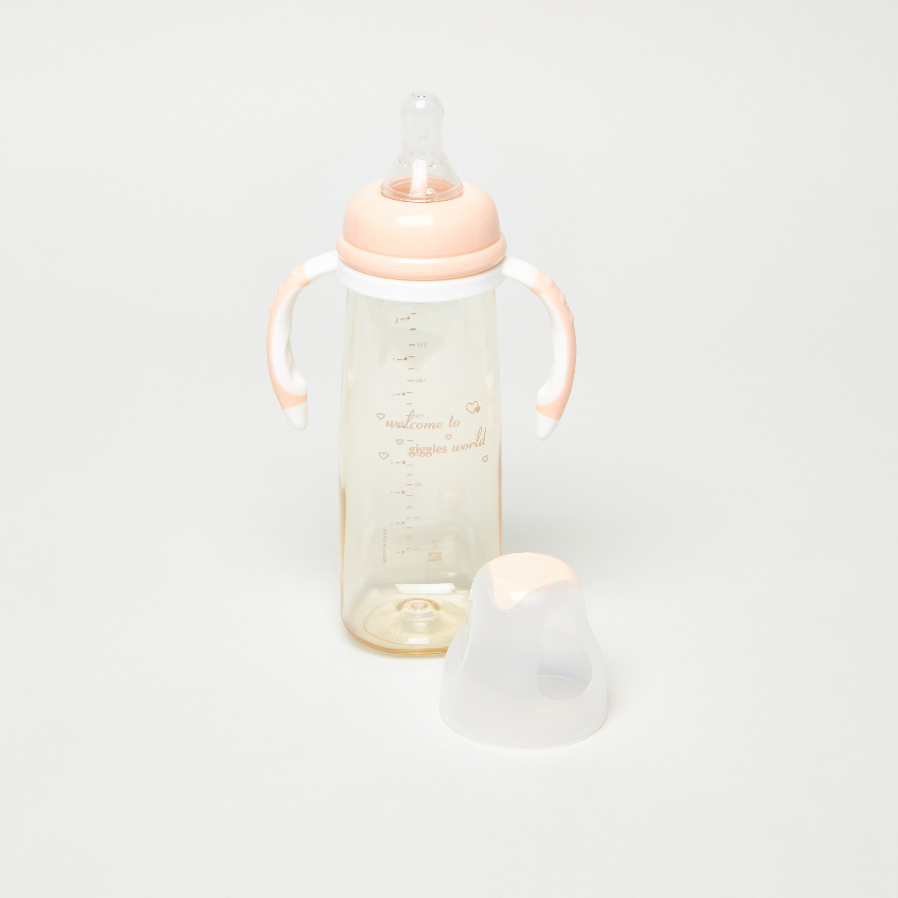Giggles Feeding Bottle with Handles - 250 ml-baby-feeding-feedingbottles-bottlesandteats-image-3