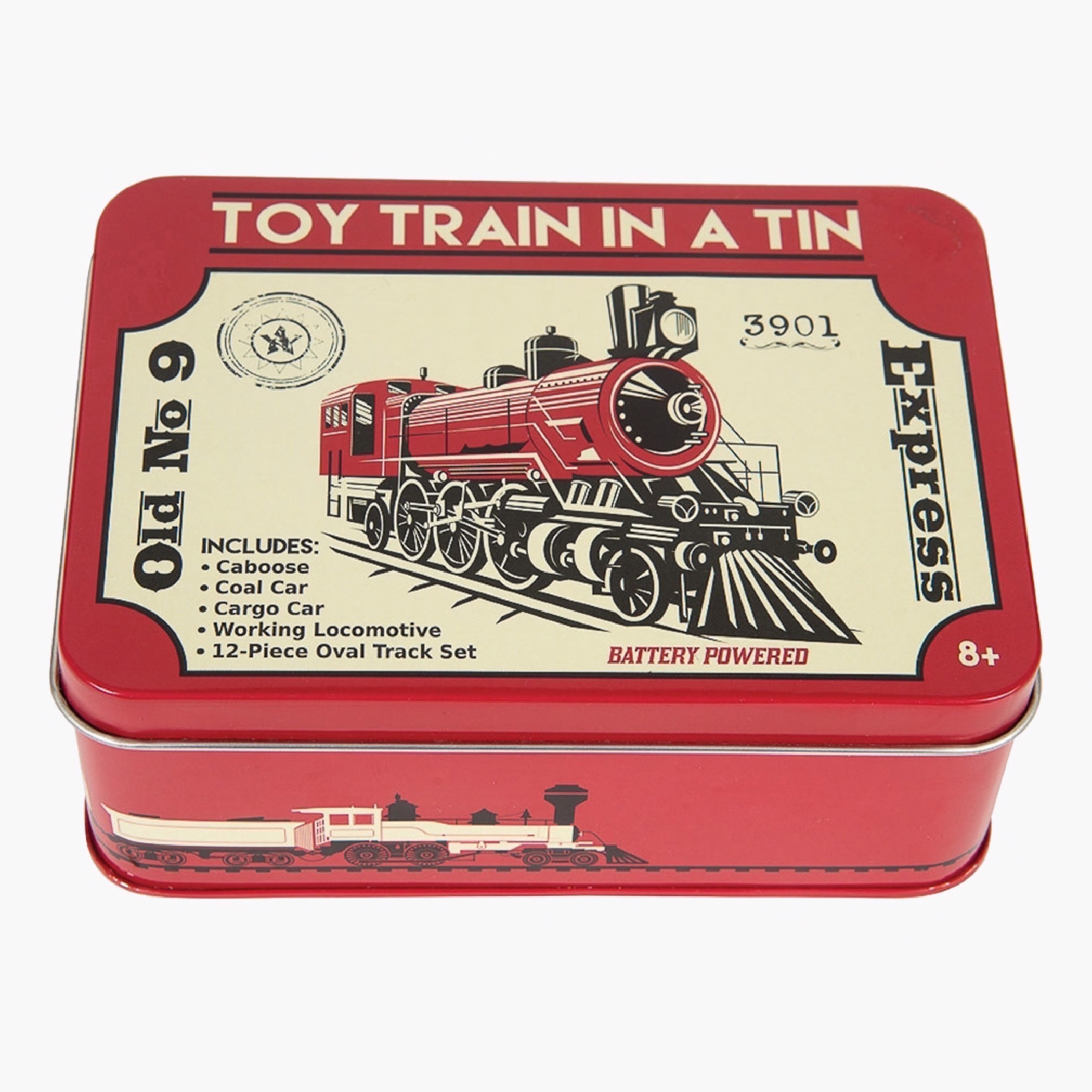 Holiday train in a tin online