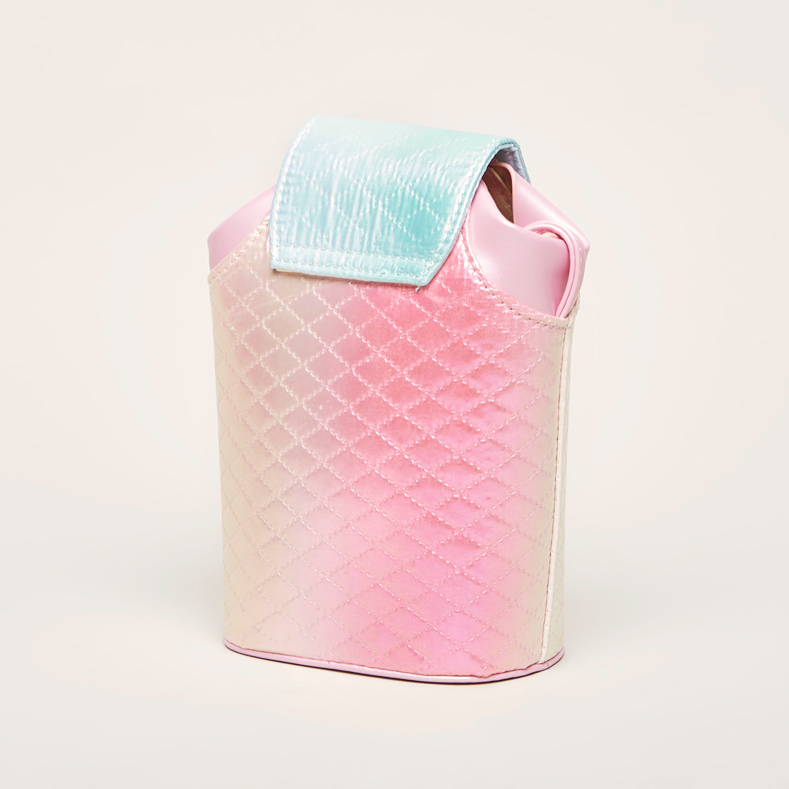 Charmz Quilted Satchel Bag with Magnetic Snap Closure-girls-accessories-bags-image-4