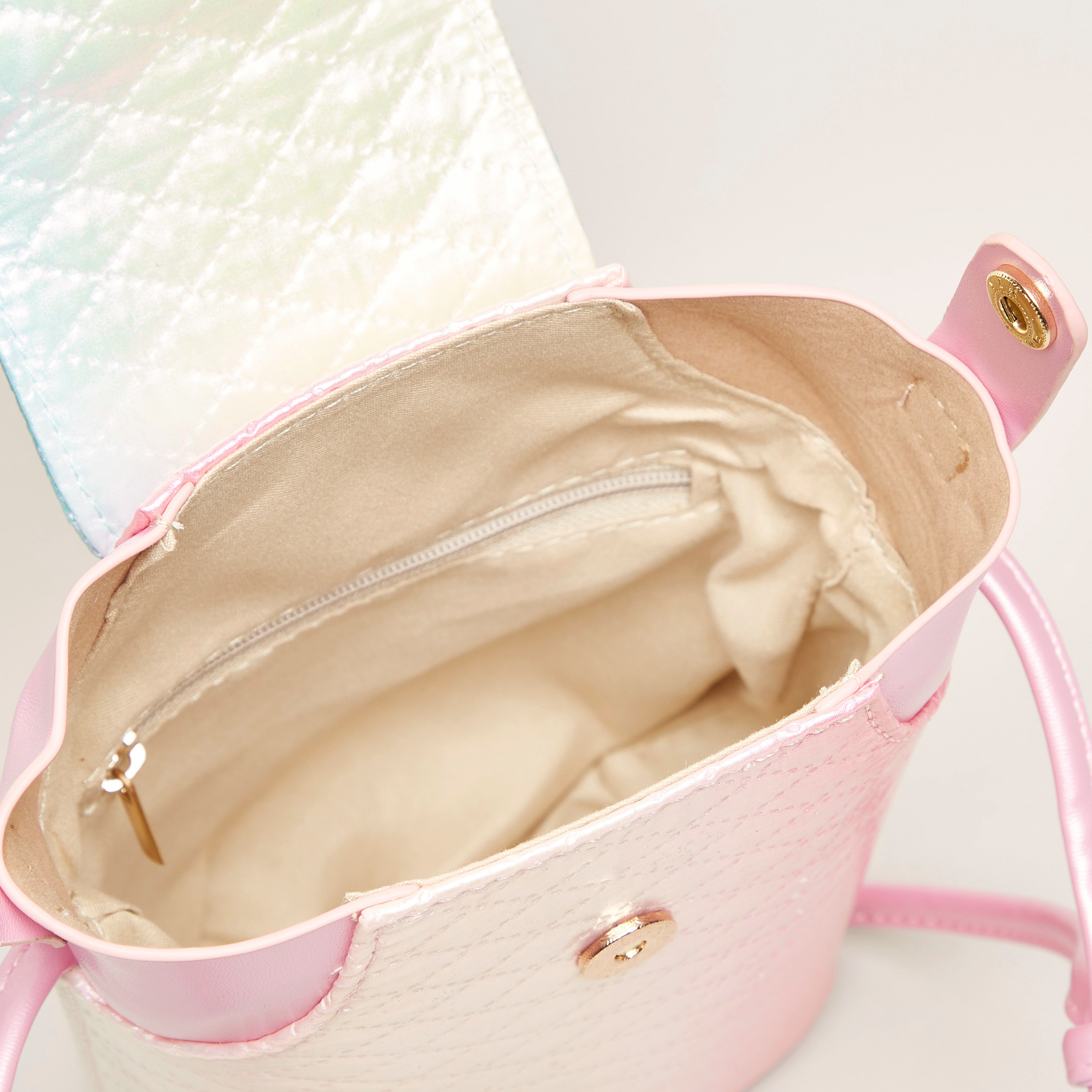 Charmz Quilted Satchel Bag with Magnetic Snap Closure-girls-accessories-bags-image-5