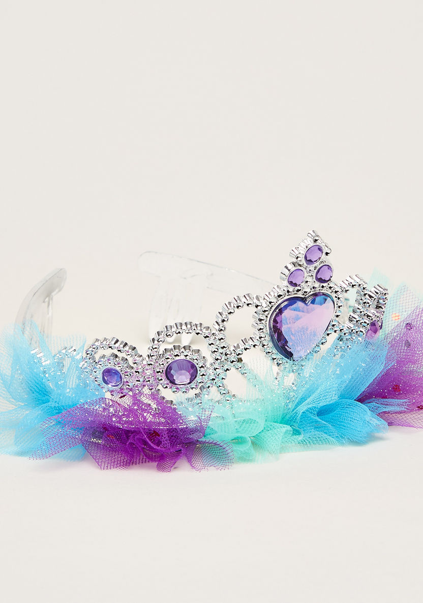Charmz Studded Princess Tiara with Mesh Detail-Role Play-image-0