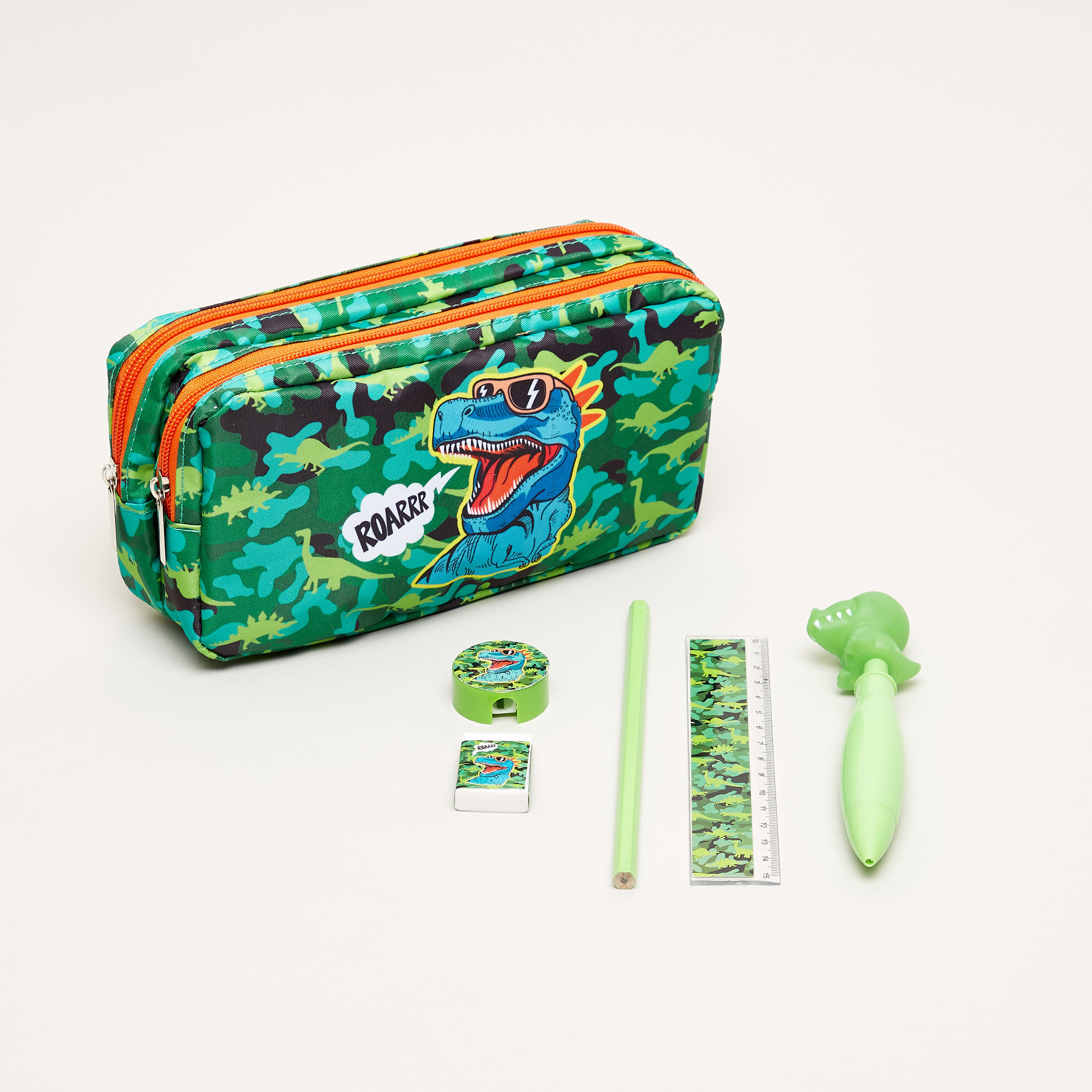 Juniors Dinosaur 6-Piece Stationery Set-school-stationery-sets-image-1