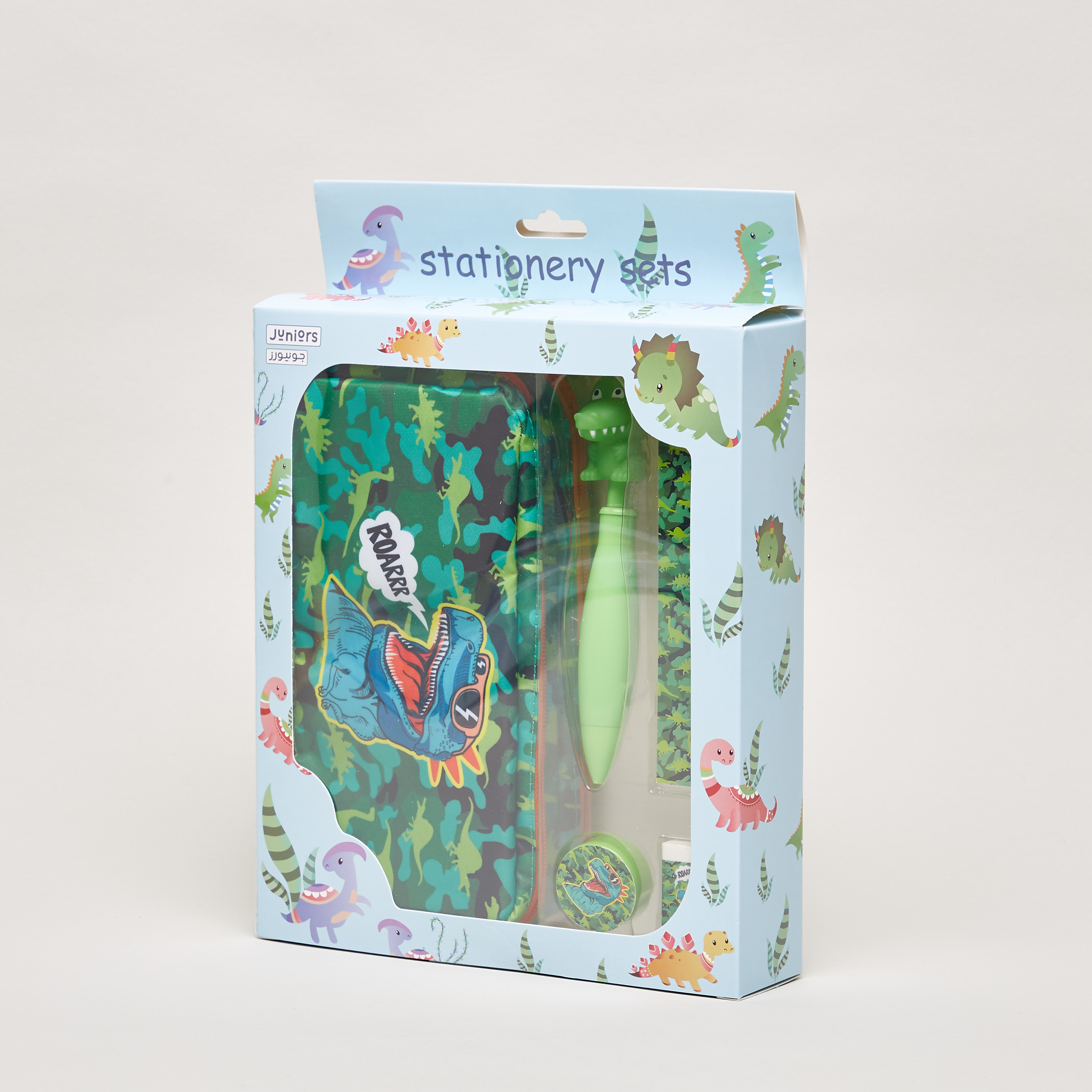 Juniors Dinosaur 6-Piece Stationery Set-school-stationery-sets-image-8