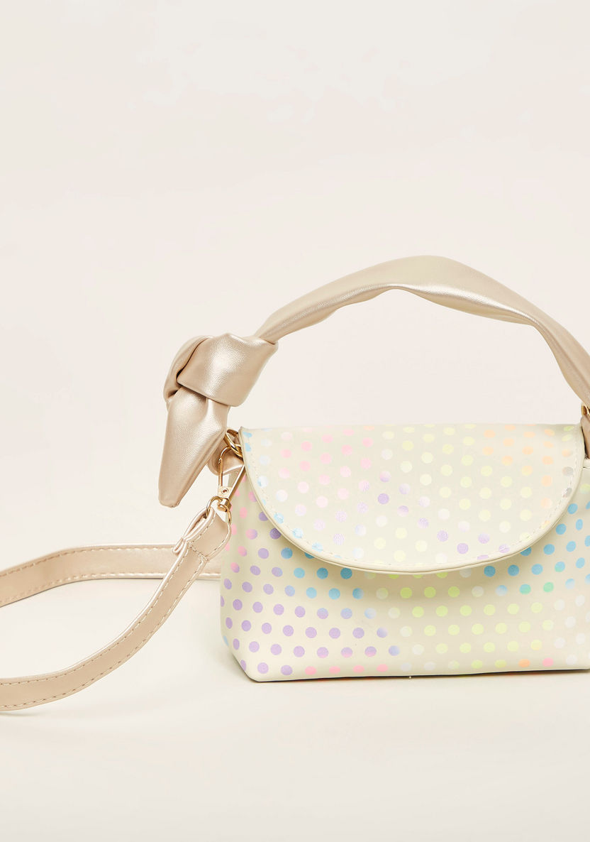 Charmz All-Over Print Crossbody Bag with Handle and Detachable Strap-Bags and Backpacks-image-0