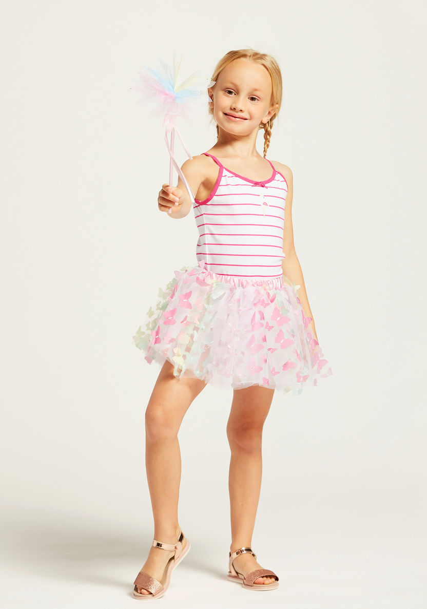 Charmz Tutu Skirt with Butterfly Appliques-Role Play-image-0