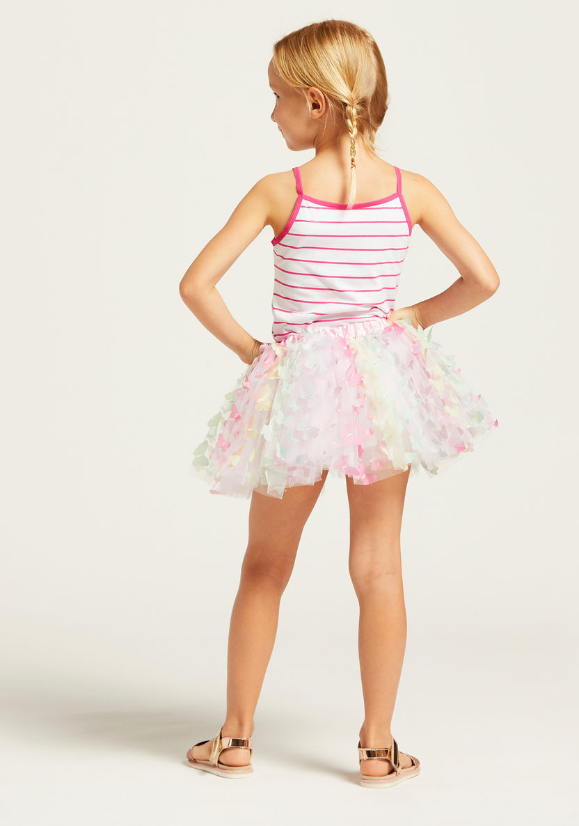 Charmz Tutu Skirt with Butterfly Appliques-Role Play-image-3