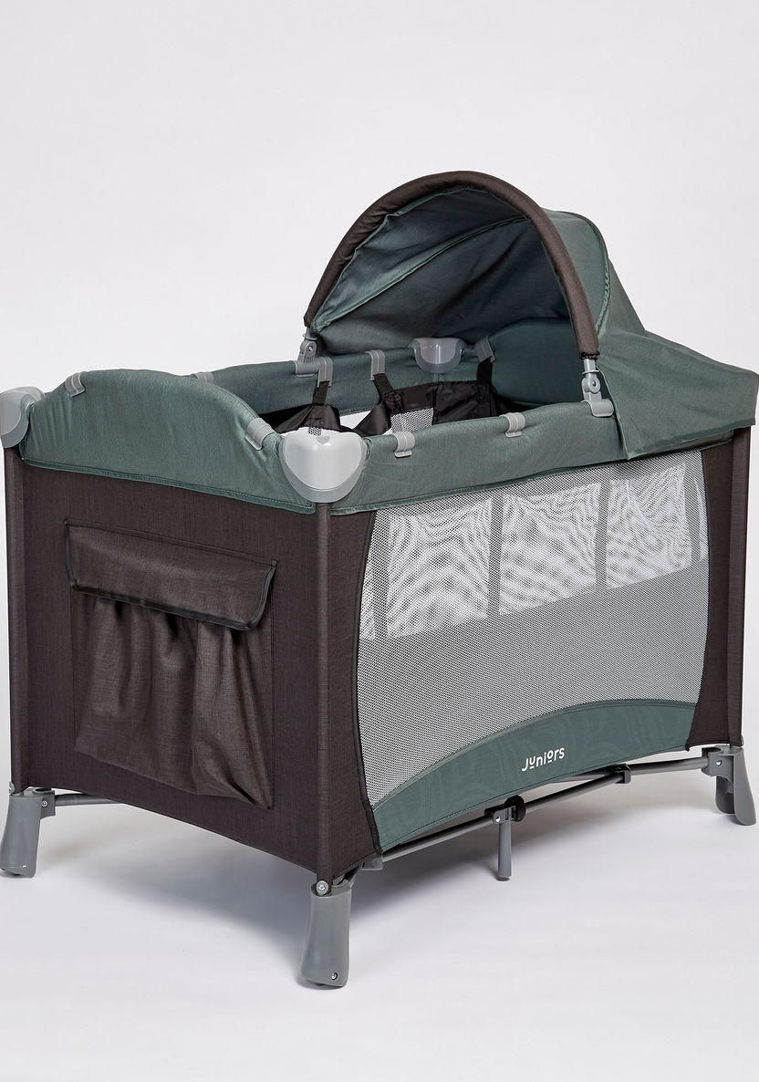 Juniors Devon Travel Cot with Canopy-Travel Cots-image-0