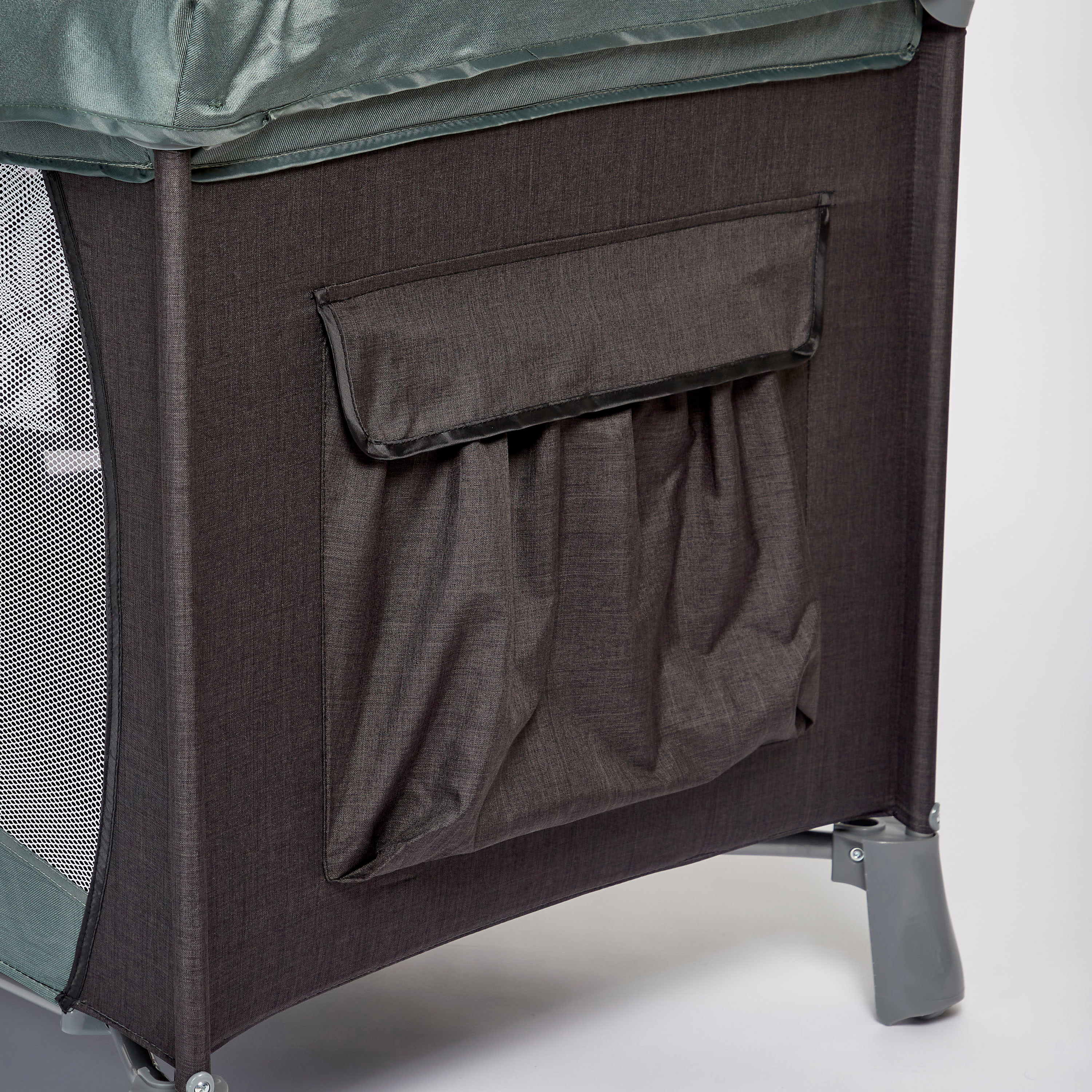 Juniors Devon Travel Cot with Canopy-baby-nursery-furniture-cribsandbeds-travelcots-image-8