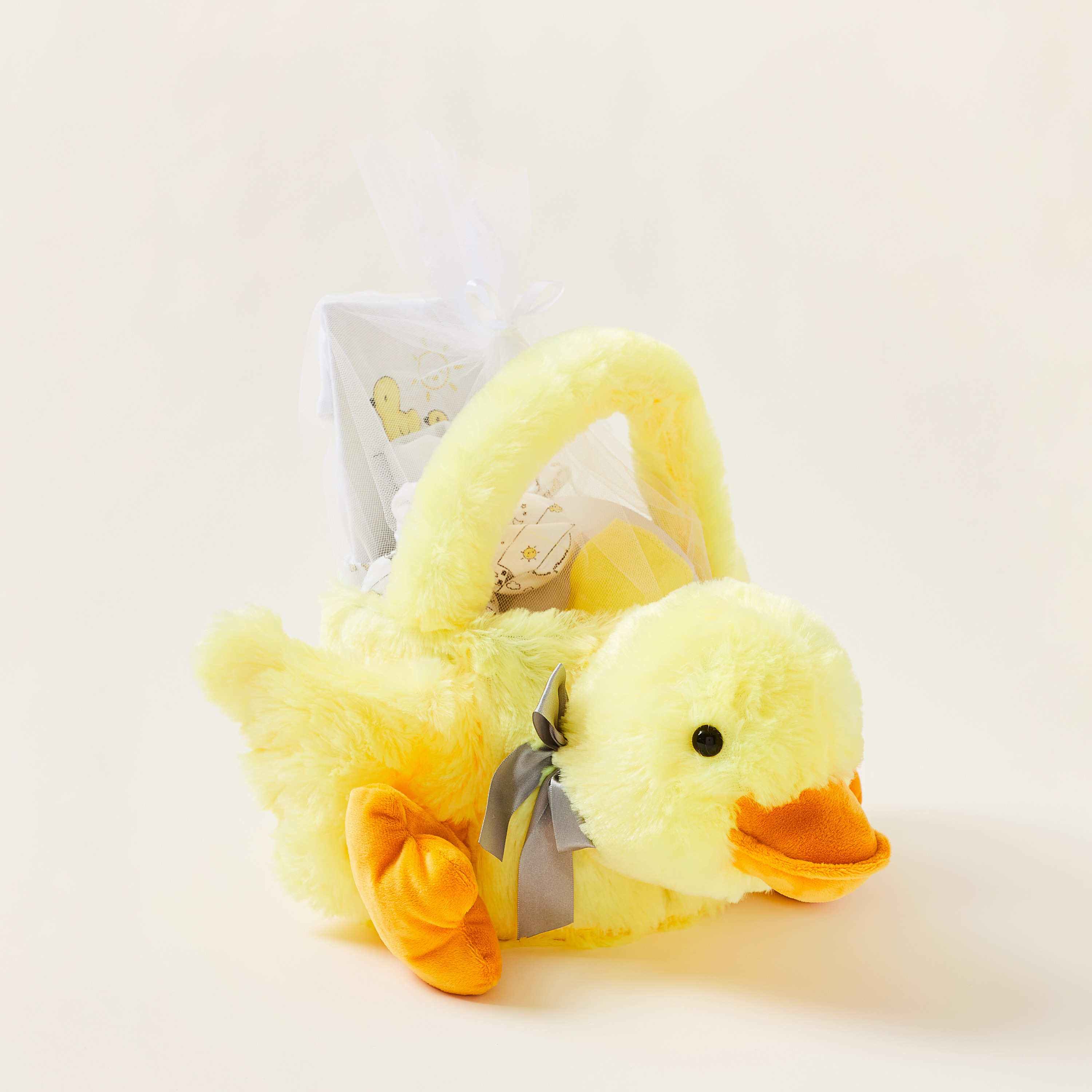 Juniors Printed 8-Piece Clothing Duck Shaped Gift Basket Set-baby-boys-clothing-setsandcoords-image-1