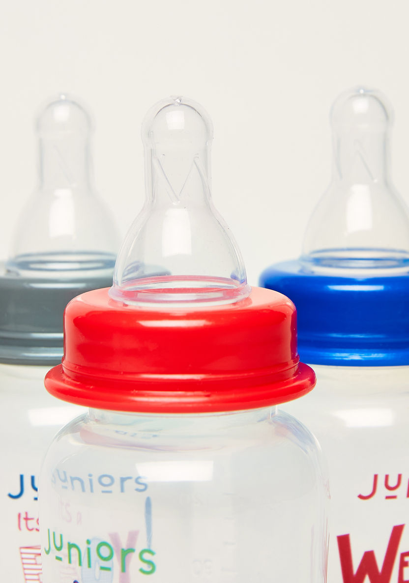 Juniors 3-Piece Feeding Bottle - 120 ml-Bottles and Teats-image-3