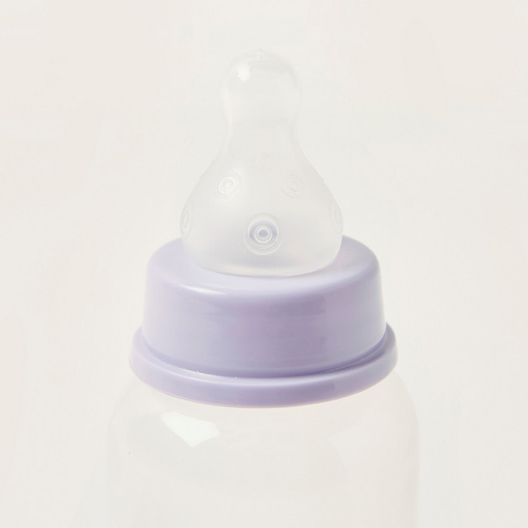 Juniors Printed Feeding Bottle with Cap - 120 ml
