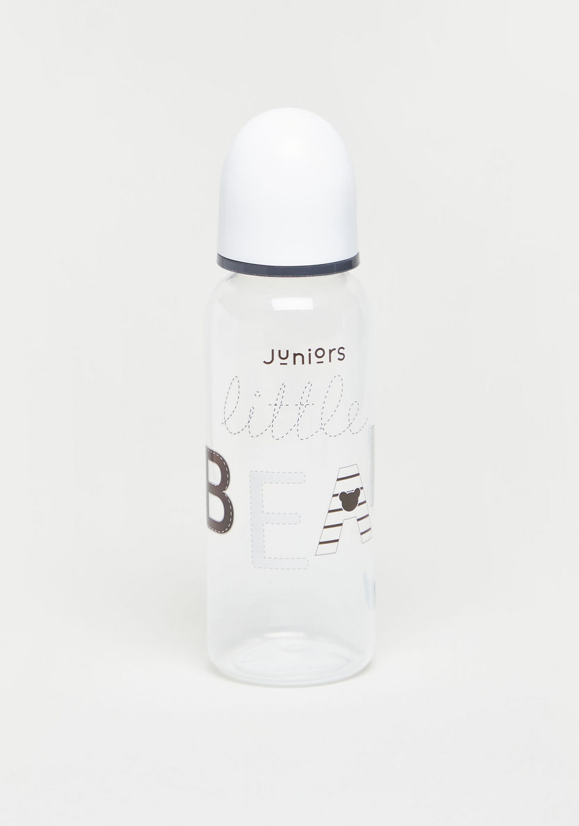 Juniors Little Bear Printed Feeding Bottle - 250 ml-Bottles and Teats-image-0