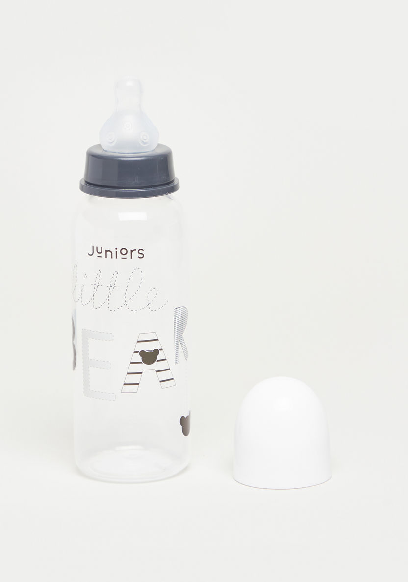 Juniors Little Bear Printed Feeding Bottle - 250 ml-Bottles and Teats-image-1